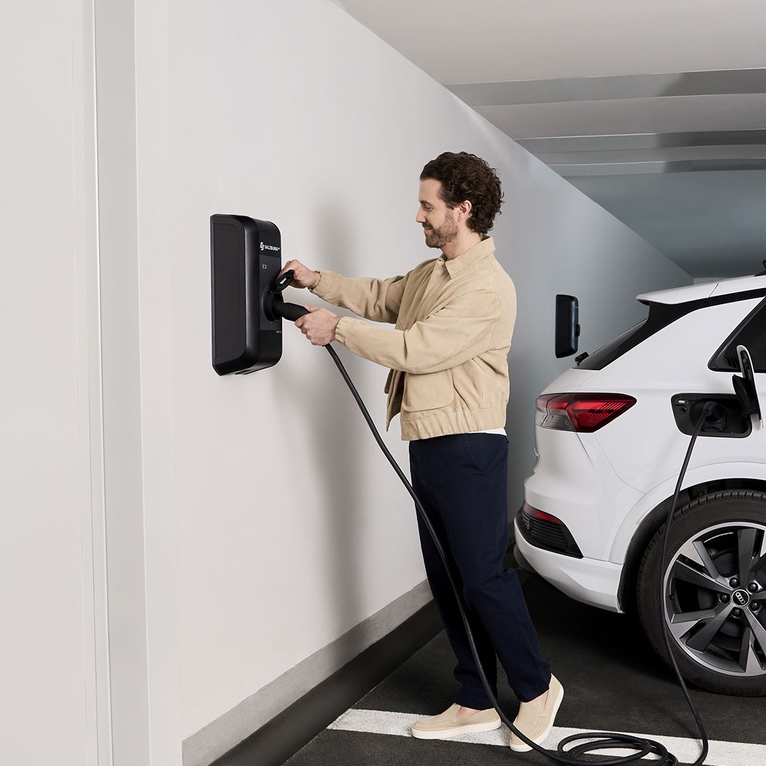 E-Auto in Tiefgarage laden